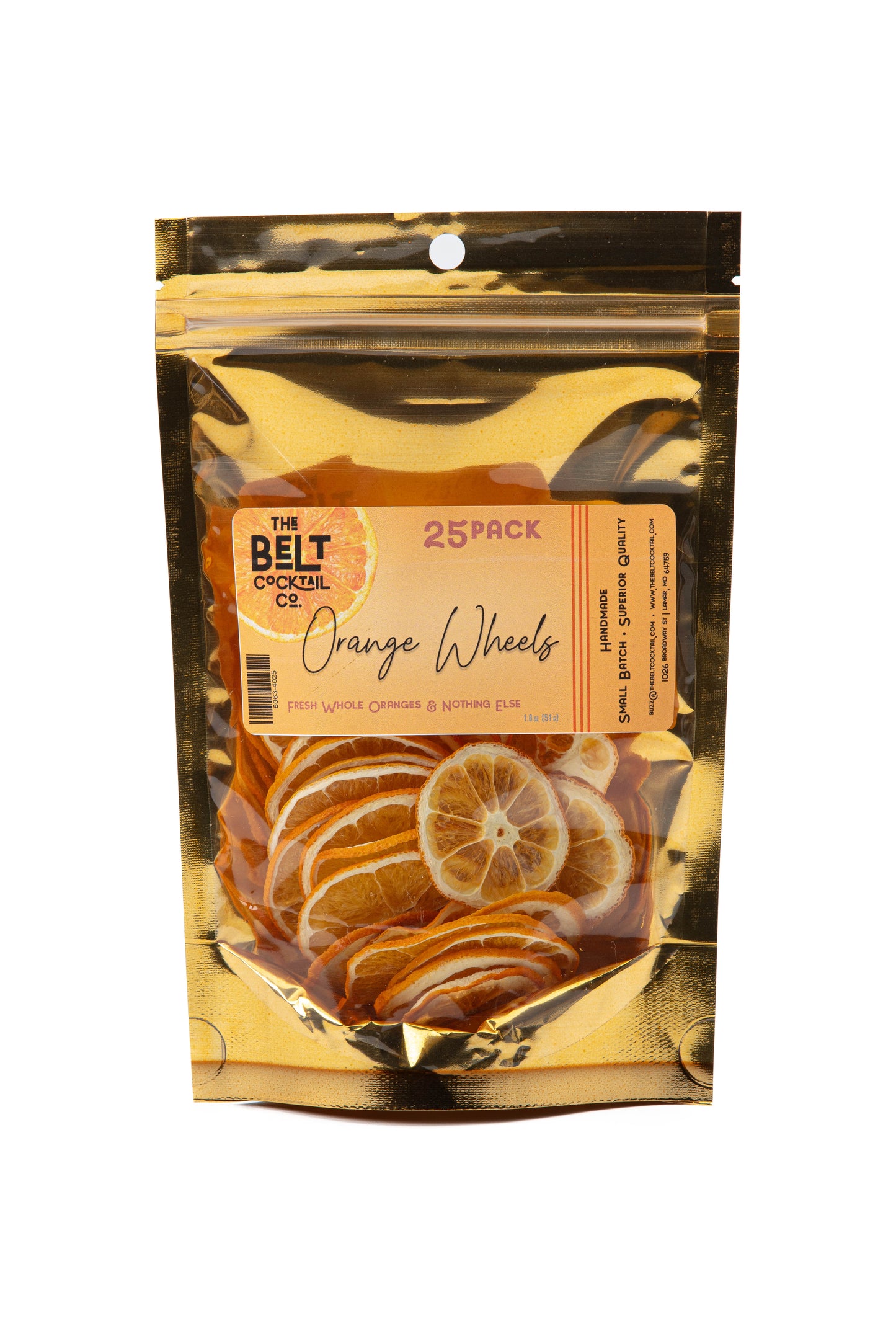 Orange Wheel Garnish