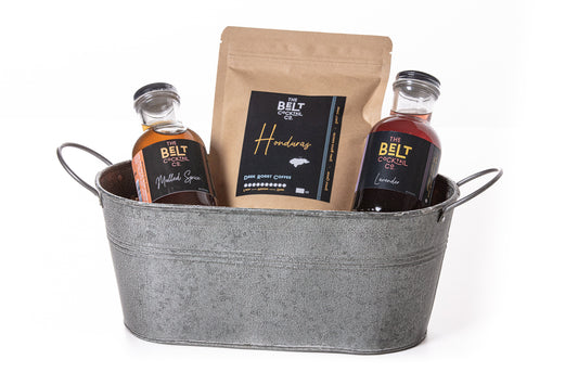 Coffee and Syrup Gift Basket