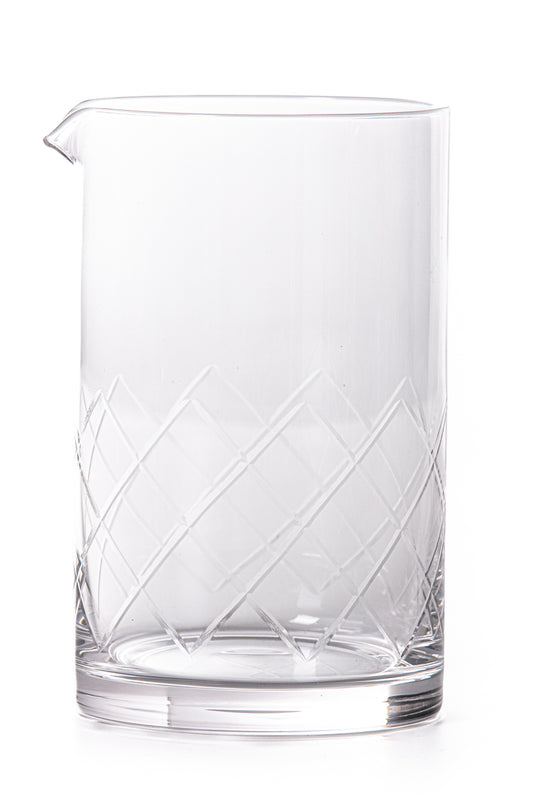 25 oz. Diamond Cut Cocktail Stirring / Mixing Glass