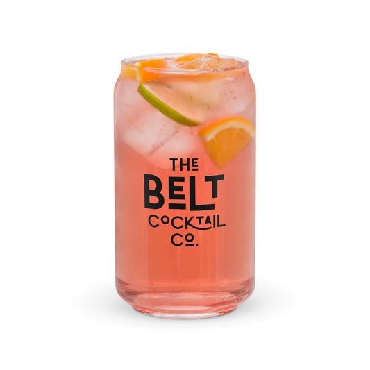 Belt Logo Can-shaped glass